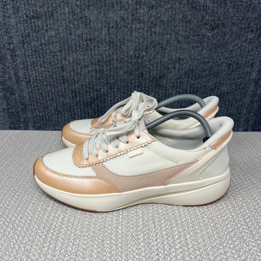 Kizik Paris Pristine Amberlight White Metallic Pink Handsfree Shoes Women’s 10 - Picture 3 of 8